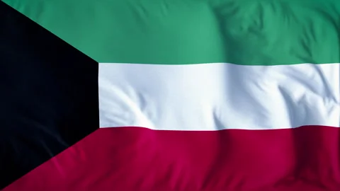 KUWAIT COUNTRY FLAG Video stock 282364910