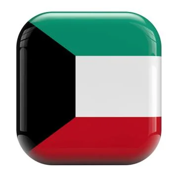 Kuwait flag Stock Illustration