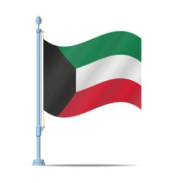 Kuwait flag イラスト素材