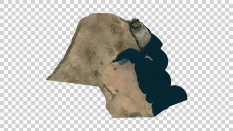 Kuwait Map Stock Illustration