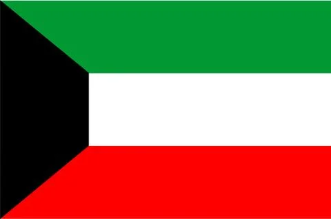 Kuwait, national id Stock Illustration