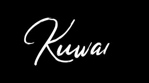 Kuwait text sketch writing video animation 4K Stock Footage 218406949