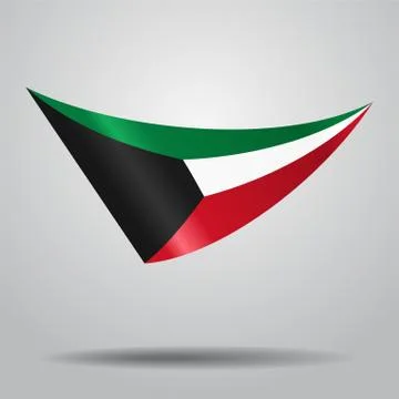 Kuwaiti flag background. Vector illustration. Stock-Illustration