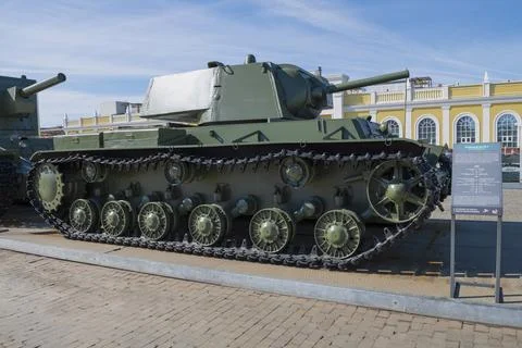 KV-8 - soviet flame-throwing tank Stock Photos