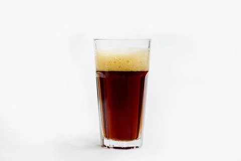 Kvass on a white background Stock Photos
