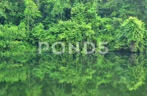 Kwa river in kanchanaburi, thailand Stock Photos