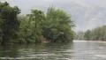 Kwai river in northwestern Thailand HD Footage