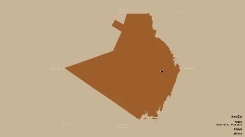 Kwale - Kenya. Bounding box. Pattern Stock Illustration