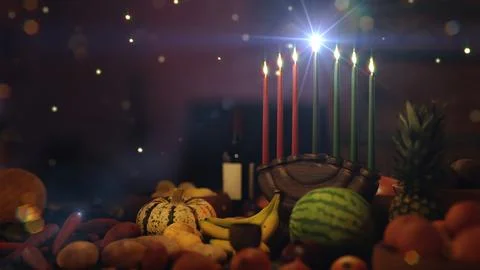 Kwanzaa Celebration Stockillustratie