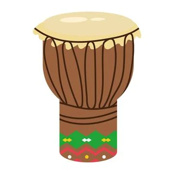 Kwanzaa drum illustration 库存插图