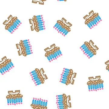 Kwanzaa holiday vector seamless pattern Stock Illustration