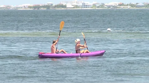 Kyacking Summer Stock Footage 25190898