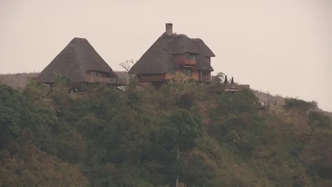 Kyaninga lodge - Uganda Video stock 84594333