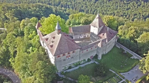 Kyburg castle Stock Footage 143486678