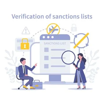 KYC concept. Flat vector illustration. Stock Illustration