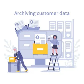 KYC concept. Flat vector illustration. Stock Illustration