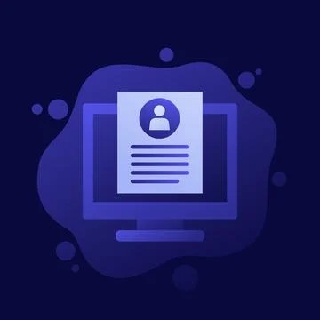 KYC icon, know your customer vector design Stock Illustration