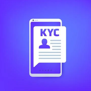 KYC, know your customer vector design Stock Illustration