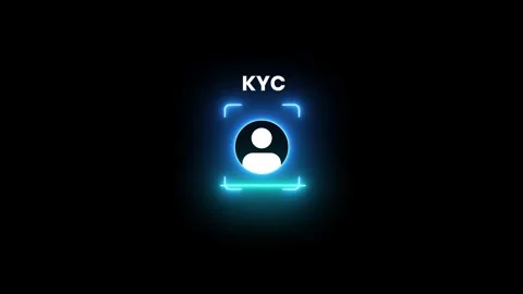 KYC verification with biometric scan for security animation Stock Footage 342786317