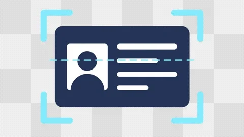 KYC verification icon securing fintech onboarding workflow Stock Footage 339600703