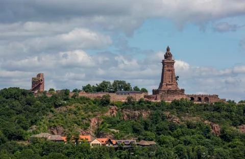 Kyffhaeuser monument in Germany Stock Photos