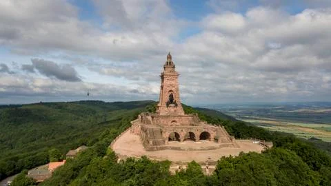 Kyffhaeuser monument in Germany Stock Photos