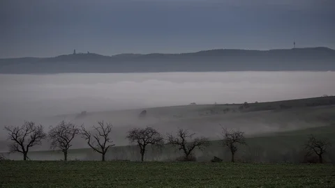 Kyffhaeuserdenkmal, Harz, Germany Stock Footage 123116288