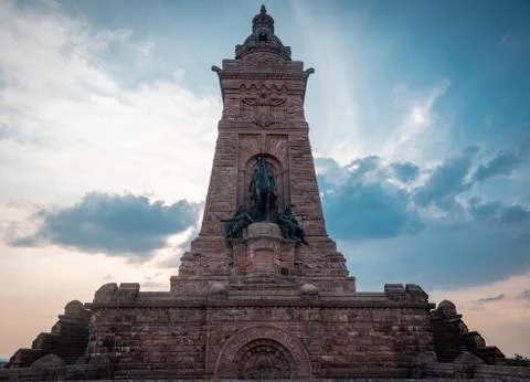 Kyffhuser monument in Thuringia Stock Photos