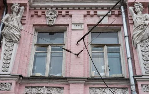 Kyiv architecture in winter Stock Photos