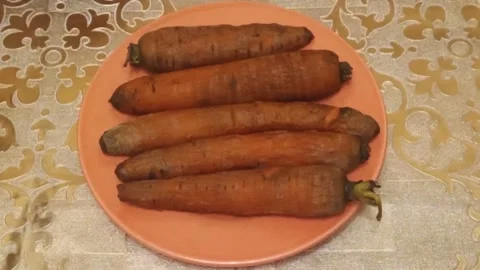 Kyiv. boiled carrots Stock Footage 225123849