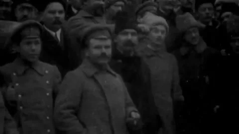 Kyiv. A group of delegates of the Ukrainian Central Rada. 1918 - 27of30 Video stock 289673831