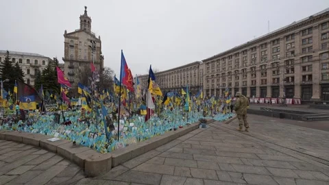 Kyiv memorial site Stock Footage 299426431