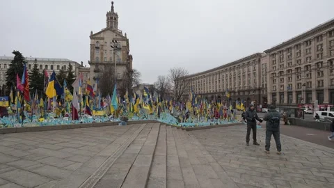 Kyiv memorial site Stock Footage 299427157