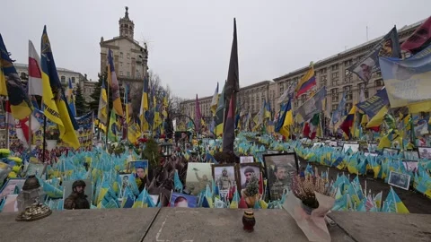 Kyiv memorial site Stock Footage 299427409