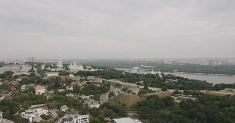 Kyiv panorama Stock Footage 135049608