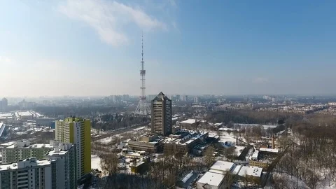 Kyiv Telecentre Stock Footage 87184683