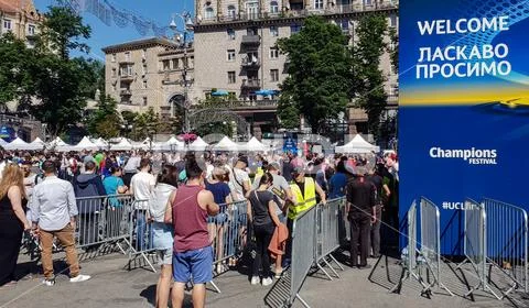 KYIV, UKRAINE - MAY 26, 2018: final of the Champions League Stock Photos