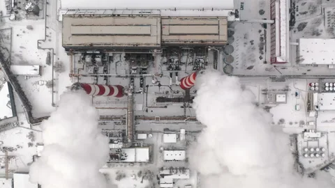 Kyiv, Ukraine. Process of dumping dangerous waste as seen from above Stock Footage 236904217