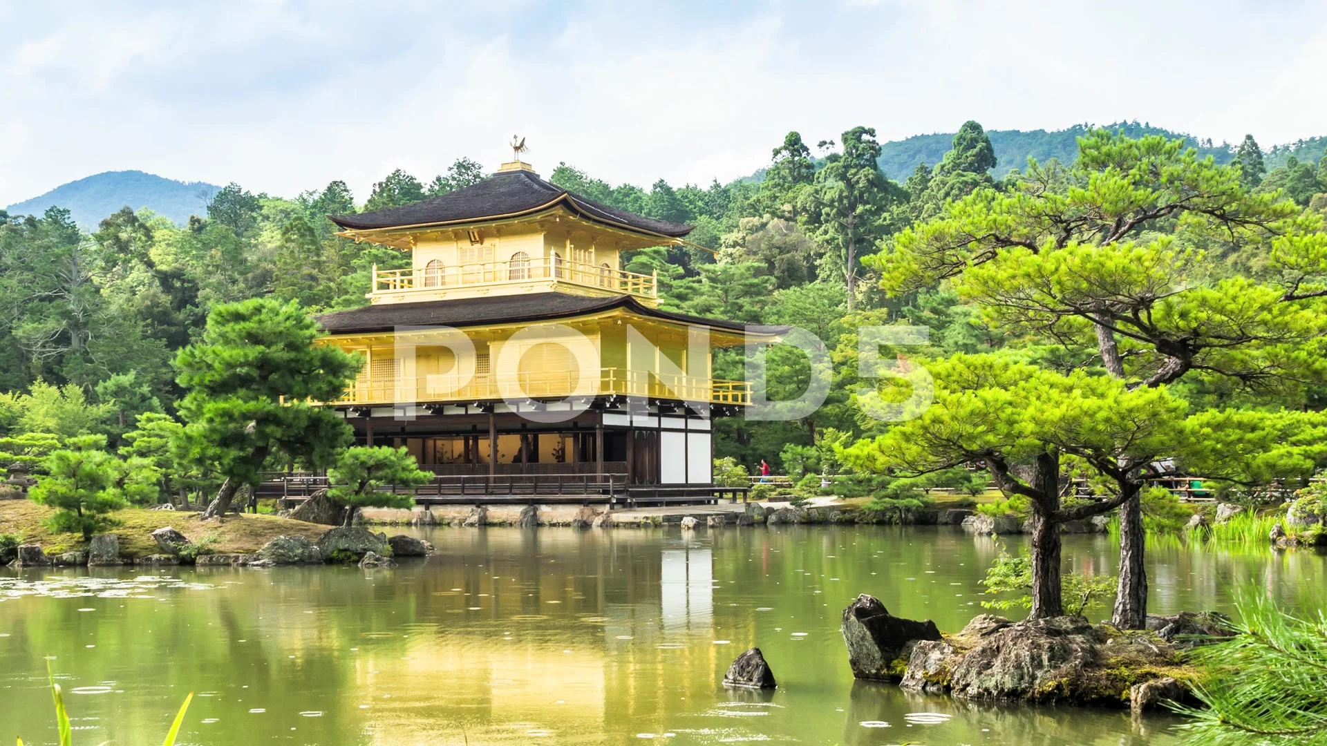 Kinkakuji Temple, Kyoto, Japan загрузить