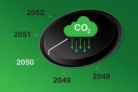 Kyoto Protocol 2050 Stock Illustration