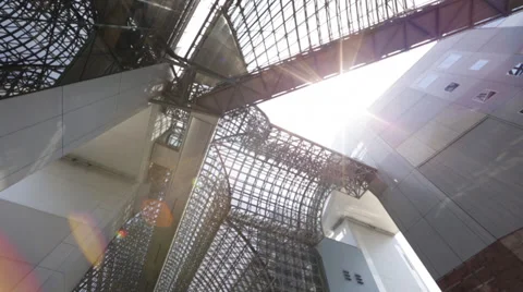 Kyoto station Stock Footage 35732578