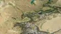 Kyrgyzstan. 3d earth in space - zoom in on Kyrgyzstan contoured 4k 4k or 4k+ Resolution