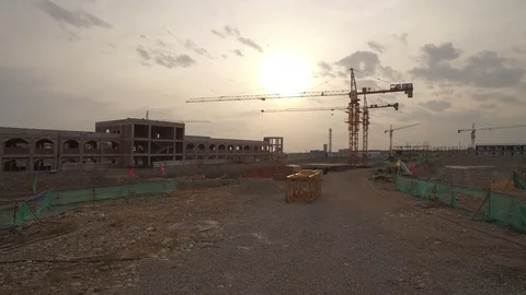 Kyrgyzstan, infrastructure development  Stock Footage 98929236