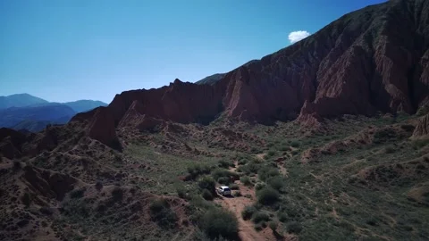 Kyrgyzstan Mars  스톡 동영상 162269301