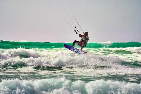 Kyte surfer Stock Photos