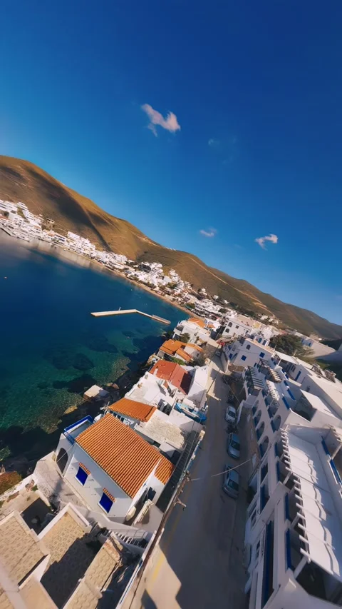 Kythnos Port Video stock 279676009