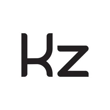 Kz initial letter vector logo icon Ilustração Stock