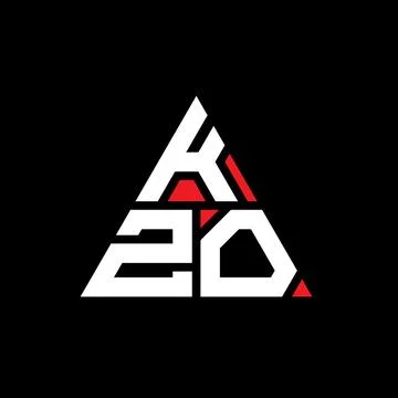 KZO triangle letter logo design with triangle shape. KZO triangle logo desi.. Stock Illustration