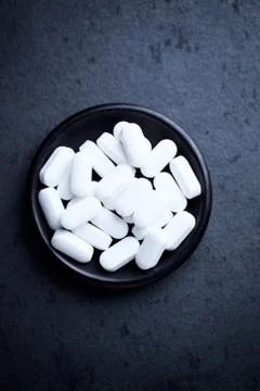 L - Carnitine tablets. Stock Photos