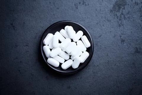 L - Carnitine tablets. Stock Photos